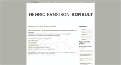 Desktop Screenshot of ernstson.com